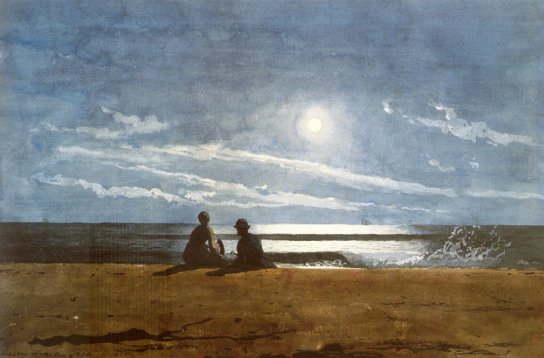 Winslow Homer, Moonlight, 1874