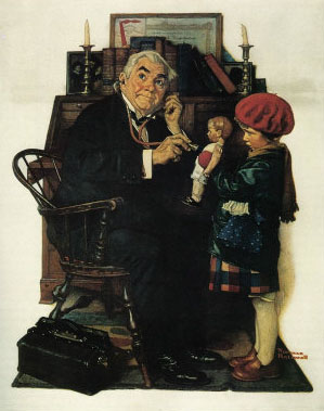 norman-rockwell-doctor-and-the-doll
