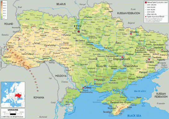 Ukrain-physical-map