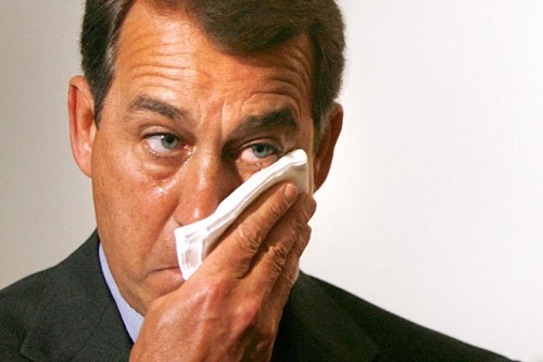 Image result for John Boehner Crying